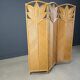 Vintage bamboo room divider or folding screen 1970s