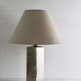 Italian design lamp in chrome ceramic