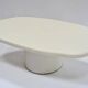 Table de salon en mortex blanc