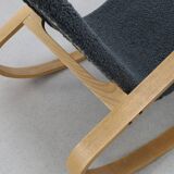 Vintage Rocking Chair/Lounge Chair “Dondolo” by Luigi Crassevig, 1970s