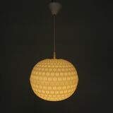 Vintage pendant lamp Aloys F. Gangkofner for Erco, plastic sphere