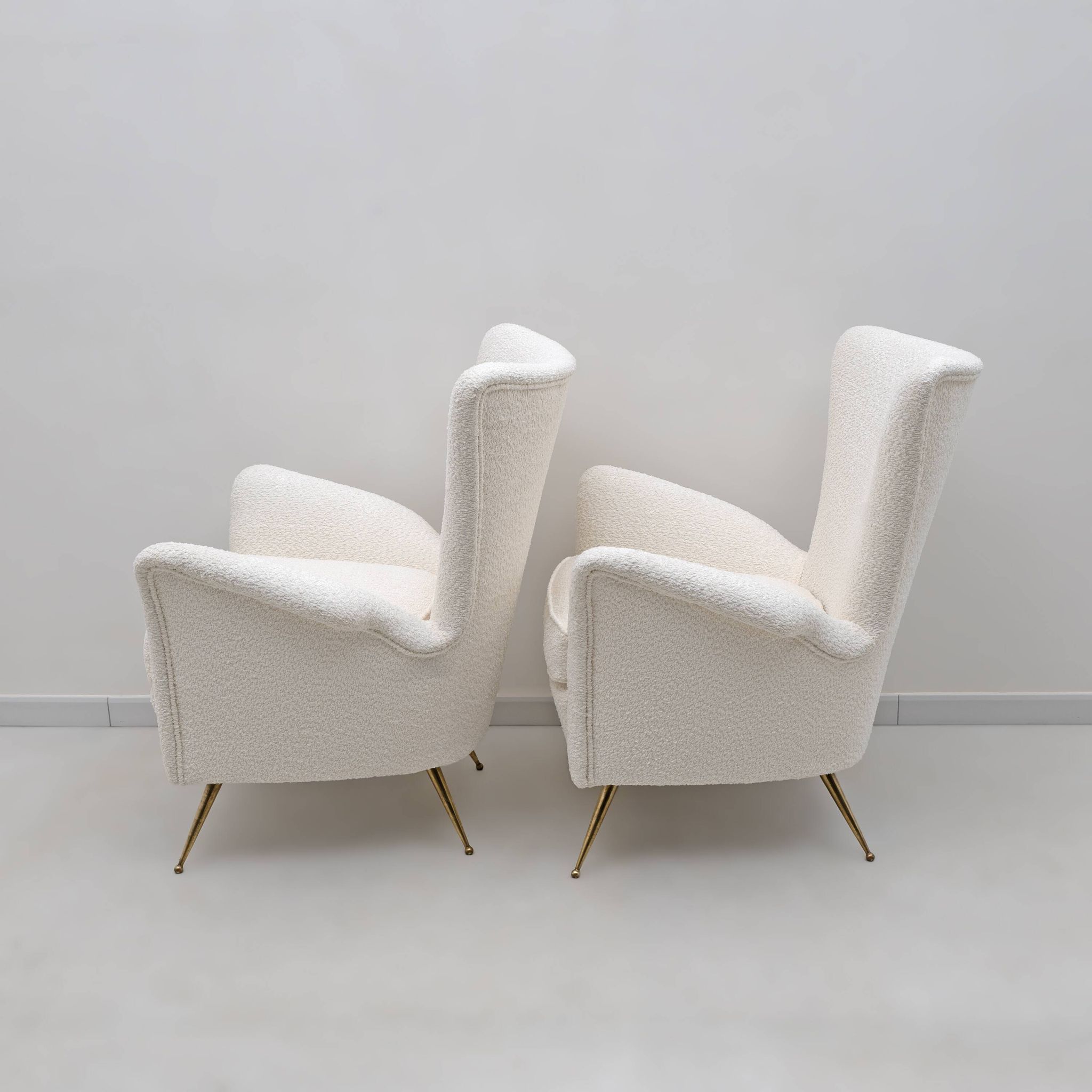 Art Dèco Italian Lounge Armchair from 50s,