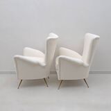 Art Dèco Italian Lounge Armchair from 50s,