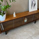Mini vintage sideboard in vintage wood (removable windows)
