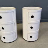 Pair of cabinets by Anna Castelli Ferrieri for Kartell, 1960s - Italy