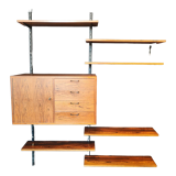Mid century wall system vintage, bookshelf, palisander