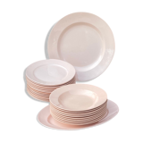 Service de table Digoin Sarreguemines Rose