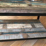 Coffee table in "industrial" style