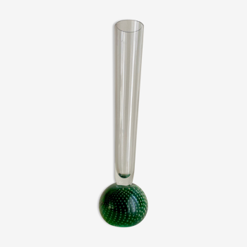 Vase soliflore sur base boule sulfure