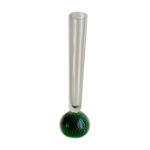 Soliflore vase on sulphide ball base