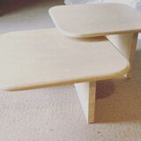Coffee tables in travertine