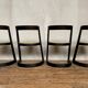4 Vintage Baumann chairs Halfa 1970 cut wood
