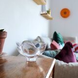 Orrefors Sweden Crystal Flower Bowl