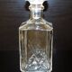 Vintage cut crystal whiskey decanter
