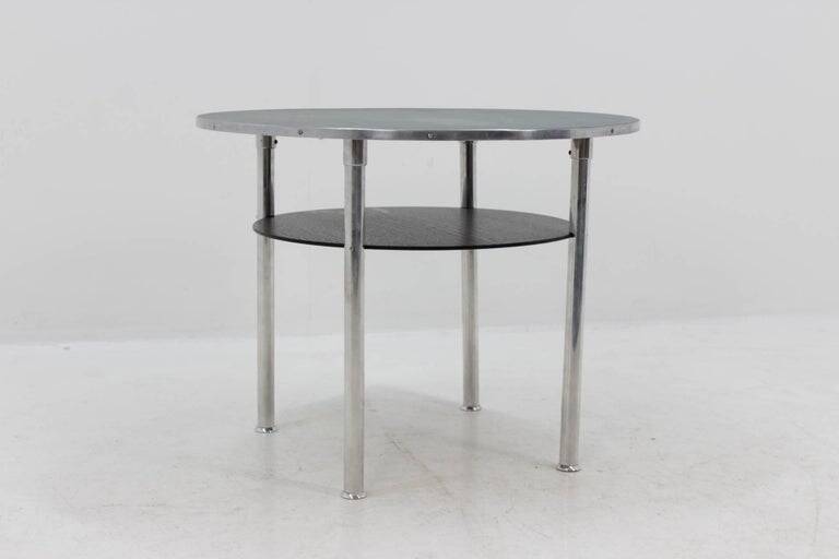 Table Bauhaus Chrome, Fonctionnalisme, années 1930