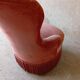 Vintage pink velvet toad
