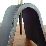 Brutalist Iron and Brass Candleholder, 1960s