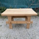 Vintage pine coffee table