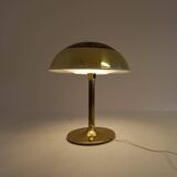 Large Space Age table lamp in brass by Fagerhults, Sweden, 1970s.