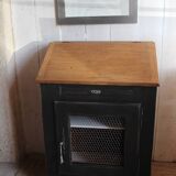 Antique oak jam jar