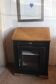 Antique oak jam jar
