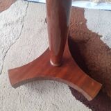 Mahogany and marble pedestal table