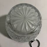 Chiseled glass ice bucket