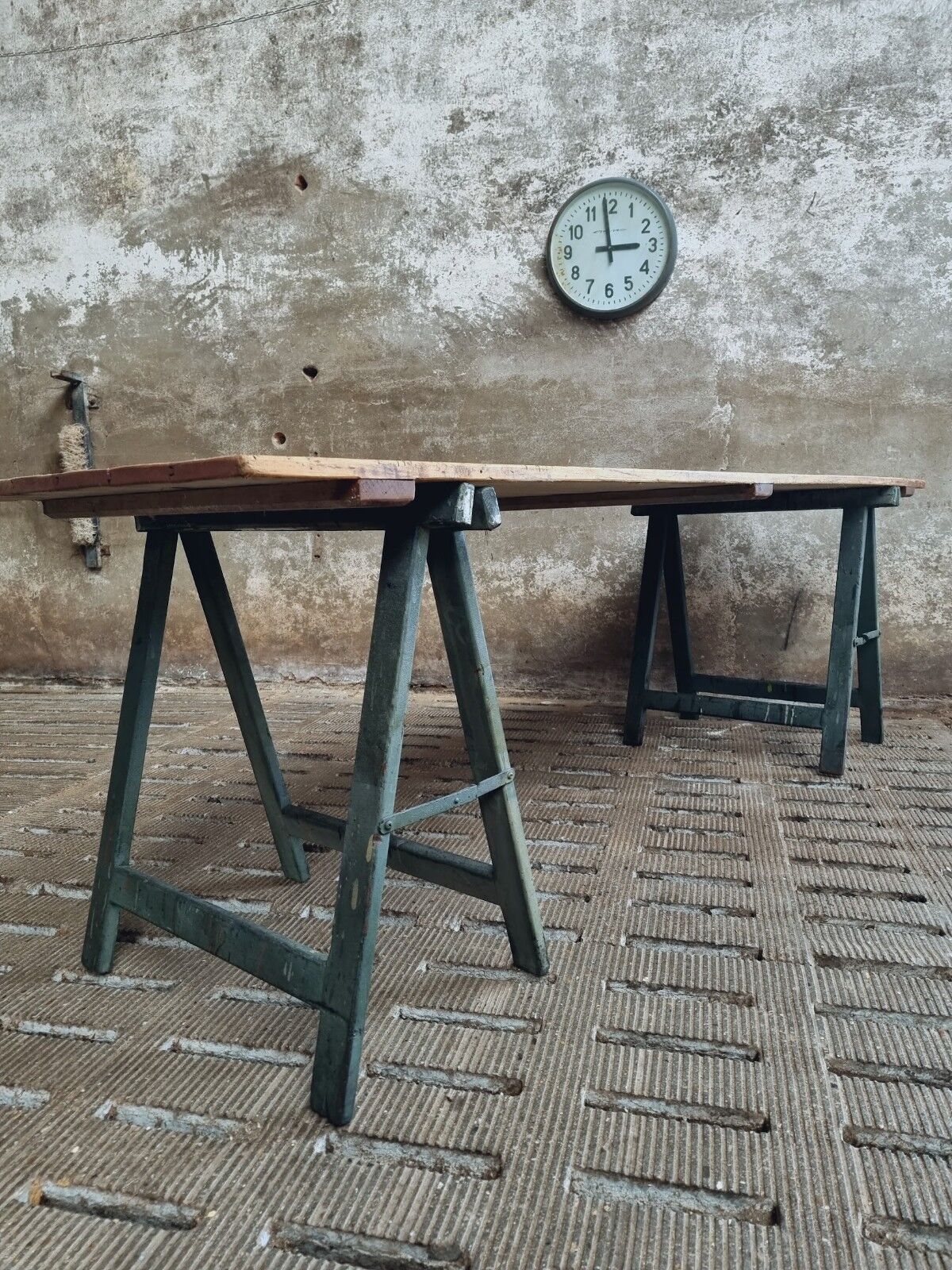 Old table trestle table garden table or dining table