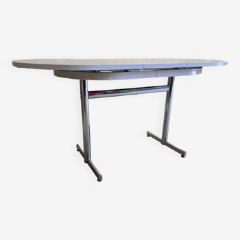 Oval table with central extension LAFA 1970s