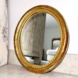 Old oval mirror early 20th century
