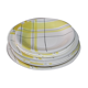 Yellow and white vintage plates Montreal 1960
