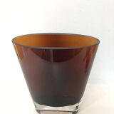 Vase cristal ocre, 1970