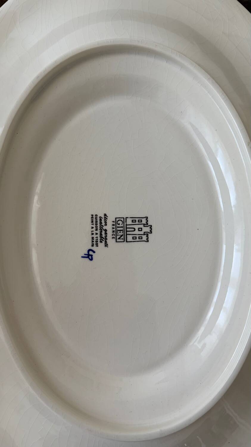 Vintage soup tureen – Gien pottery – Art Deco