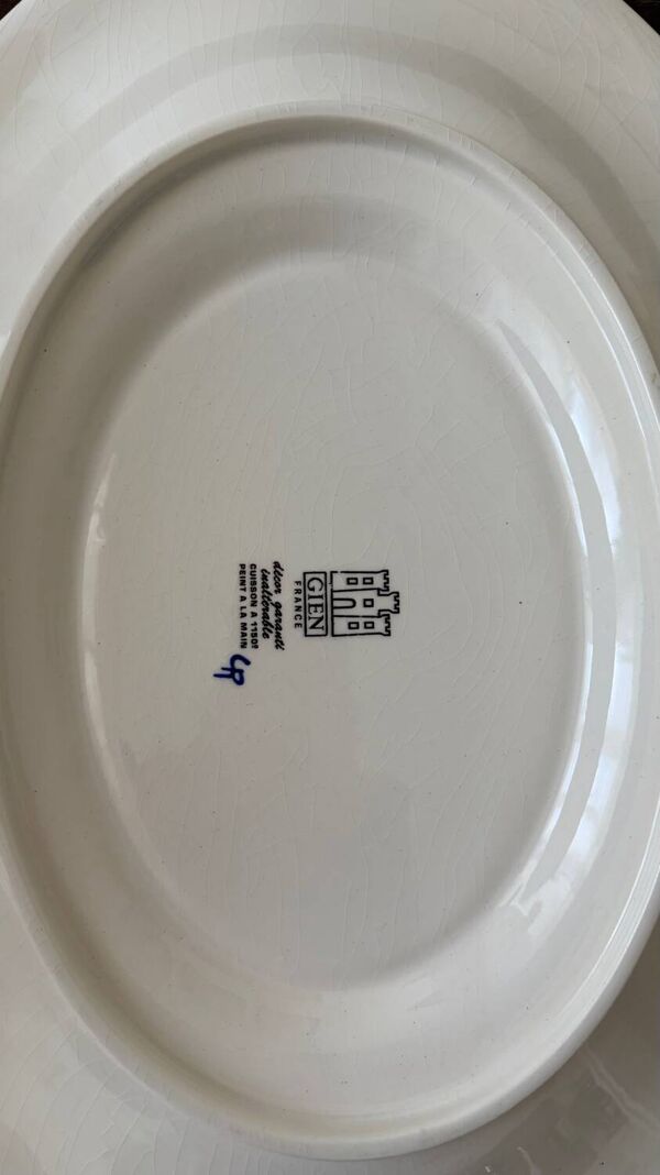 Soupière vintage – Faïencerie de Gien – Art Déco