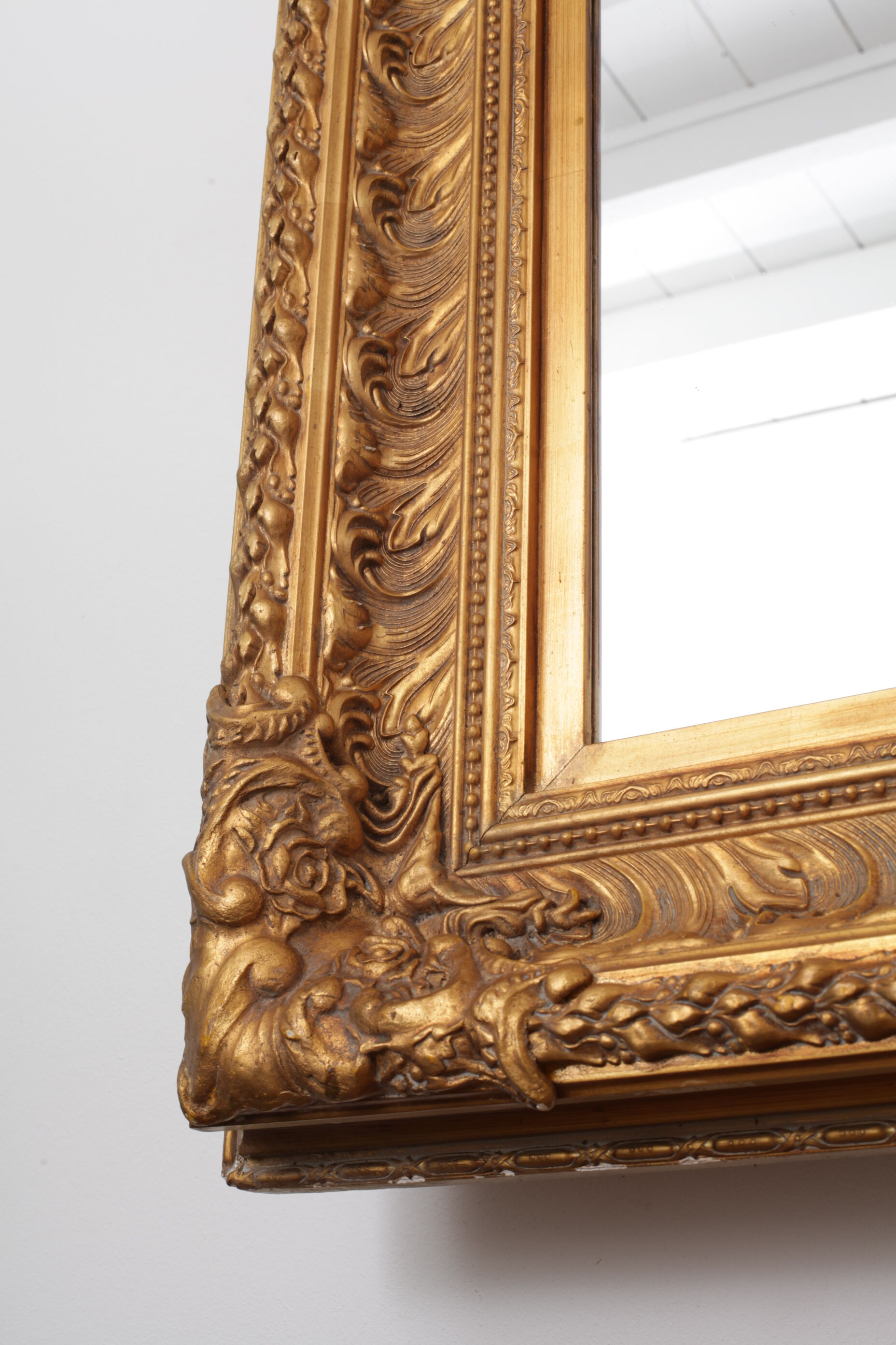 Old gilded mirror
