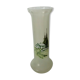Vase en verre émaille
