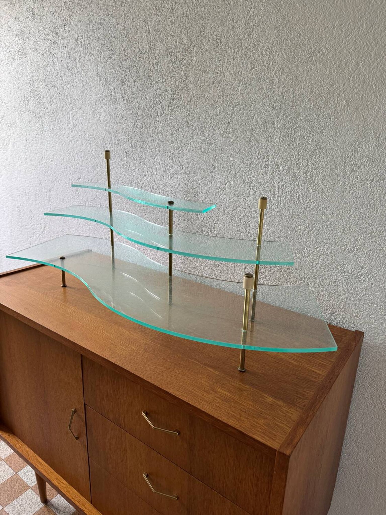 Plexiglas shelf, 1970s