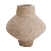 Vase sablé en céramique
