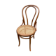 Vintage curved wooden bistro chair