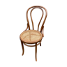 Vintage curved wooden bistro chair