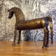 Cheval mythique en bronze art Burkinabé
