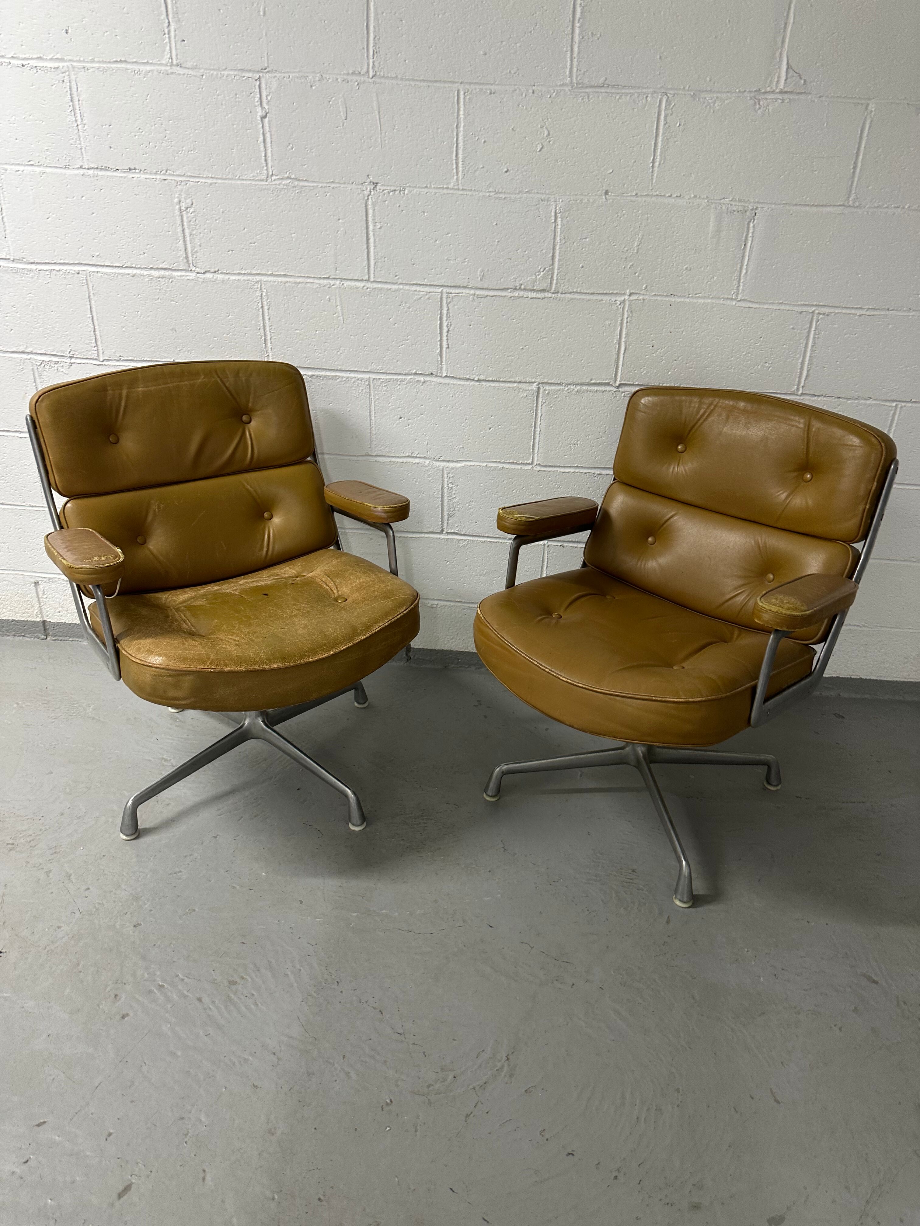 Lobby  Chair Charles & Ray Eames Édition édition Herman Miller Vintage