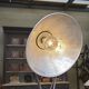 Industrial Adjustable Metal Workshop Spotlight Floor Lamp 1950
