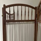 Vintage weathered wooden screen