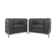 Italian Leather Onda Armchairs from Zanotta, 1980