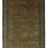 Tapis Oushak Vintage à Motifs Floraux – Laine 100 % – 290 × 191 cm