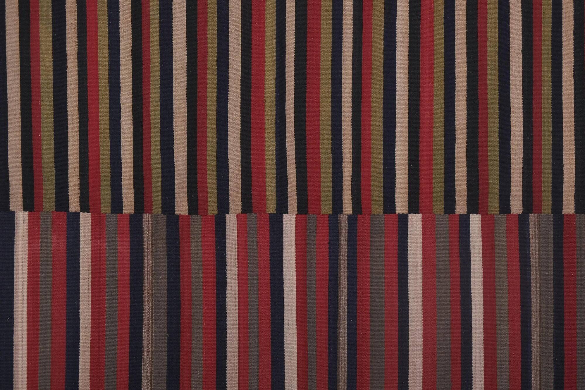 Vintage Turkish kilim handwoven 281x290 cm