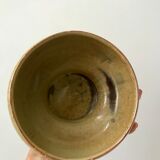 Ceramic bowl / glazed pottery signed 60s-70s
