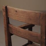 Mountain armchair in larch and pine, around 1900