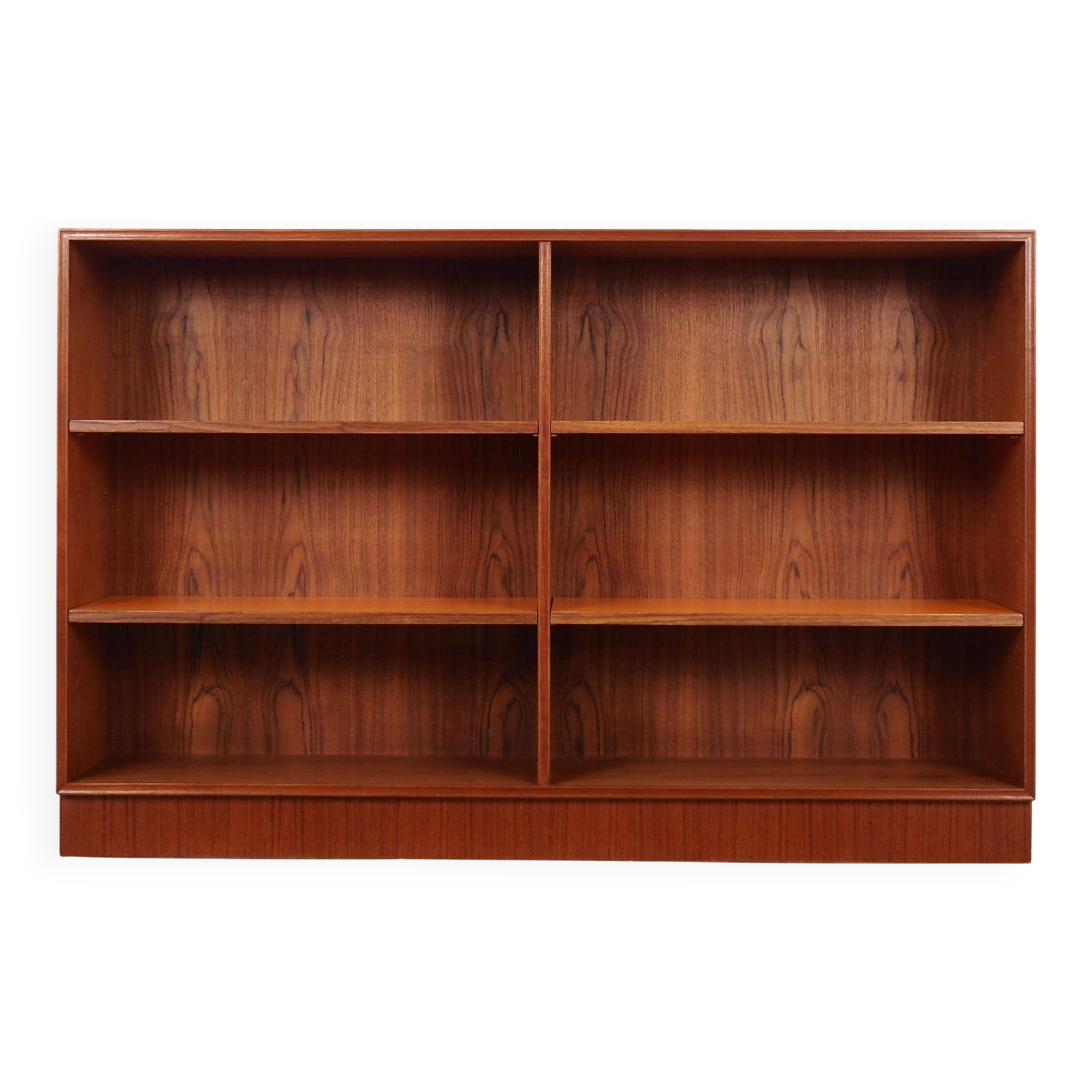 Bibliothèque en teck, design allemand, années 1970, fabriquée par RT Møbler